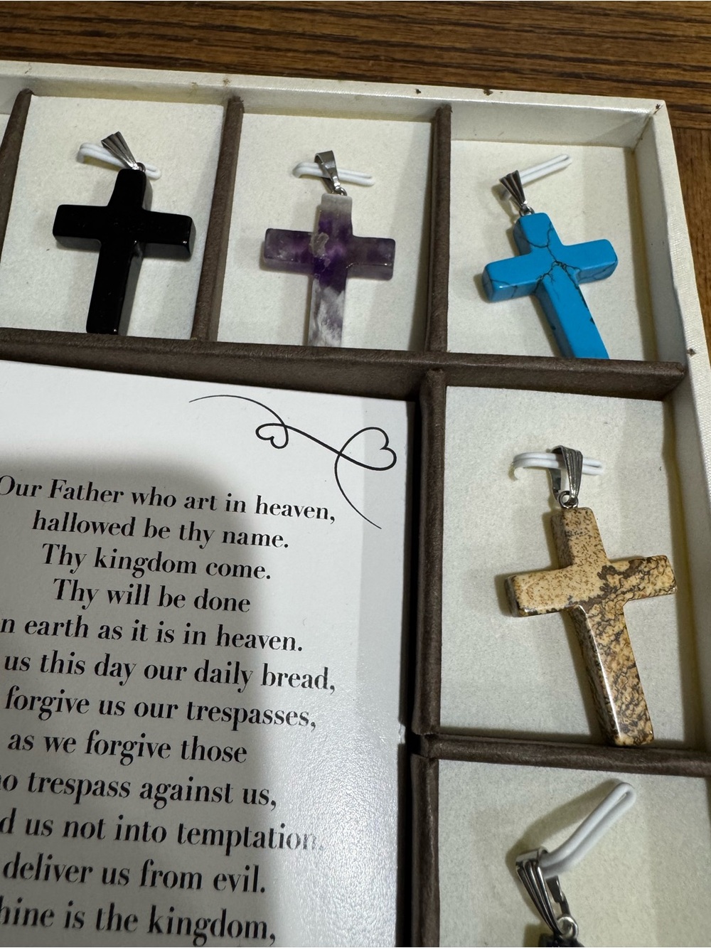 Assorted Multi-Color Cross Pendant Set Necklace Collection - Picture 5 of 14